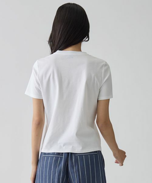 LANVIN COLLECTION / ランバン コレクション カットソー | ひまわり刺繍スムースカットソー | 詳細3