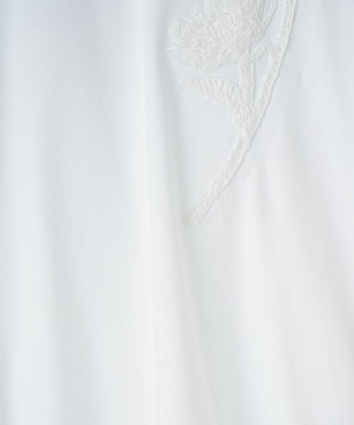 LANVIN COLLECTION / ランバン コレクション カットソー | ひまわり刺繍スムースカットソー | 詳細7