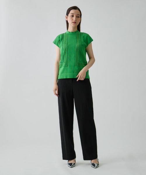 LANVIN COLLECTION / ランバン コレクション ニット・セーター | 立体テープワーク・ニットプルオーバー | 詳細10