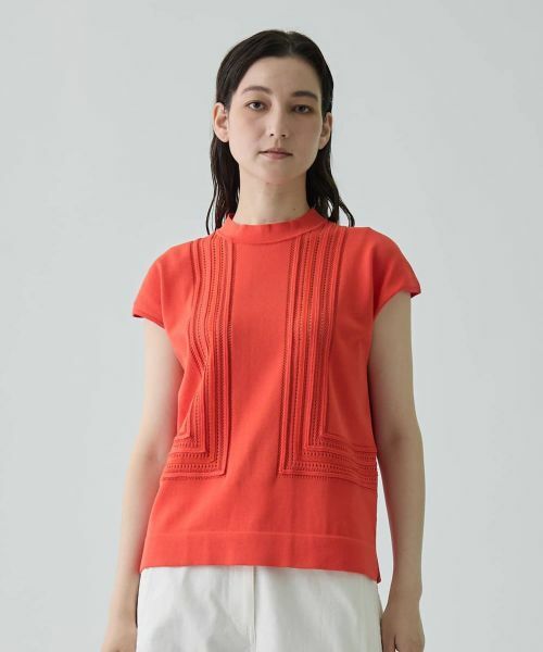 LANVIN COLLECTION / ランバン コレクション ニット・セーター | 立体テープワーク・ニットプルオーバー | 詳細11