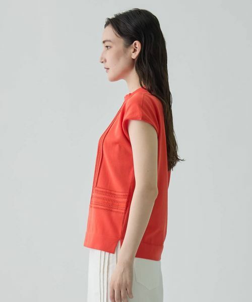 LANVIN COLLECTION / ランバン コレクション ニット・セーター | 立体テープワーク・ニットプルオーバー | 詳細12