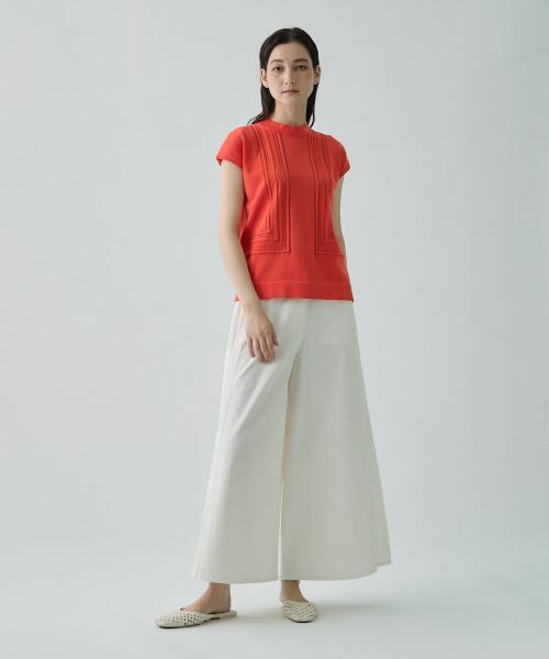 LANVIN COLLECTION / ランバン コレクション ニット・セーター | 立体テープワーク・ニットプルオーバー | 詳細15