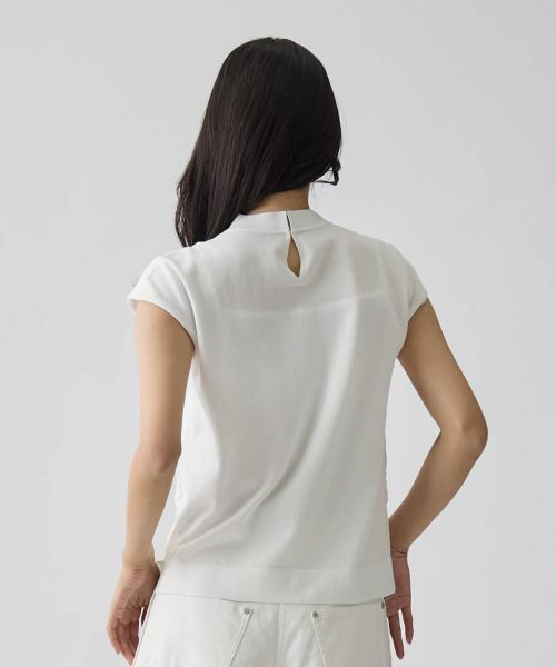 LANVIN COLLECTION / ランバン コレクション ニット・セーター | 立体テープワーク・ニットプルオーバー | 詳細18