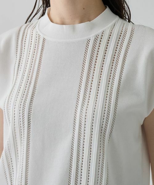 LANVIN COLLECTION / ランバン コレクション ニット・セーター | 立体テープワーク・ニットプルオーバー | 詳細19