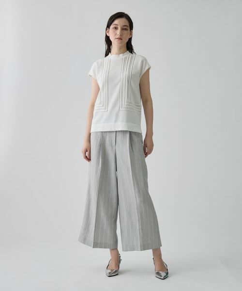 LANVIN COLLECTION / ランバン コレクション ニット・セーター | 立体テープワーク・ニットプルオーバー | 詳細23