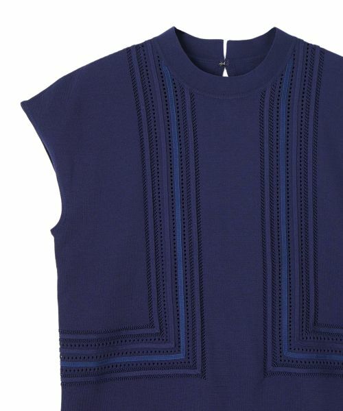 LANVIN COLLECTION / ランバン コレクション ニット・セーター | 立体テープワーク・ニットプルオーバー | 詳細28