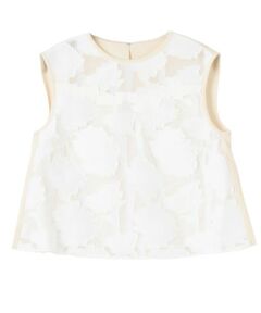 LANVIN COLLECTION / ランバン コレクション ニット・セーター | ひまわりジャカード・Aラインプルオーバー