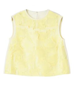LANVIN COLLECTION / ランバン コレクション ニット・セーター | ひまわりジャカード・Aラインプルオーバー