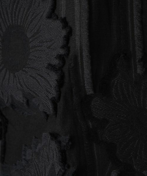 LANVIN COLLECTION / ランバン コレクション ニット・セーター | ひまわりジャカード・Aラインプルオーバー | 詳細12