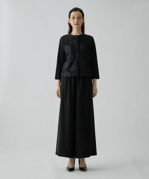 LANVIN COLLECTION / ランバン コレクション ニット・セーター | ひまわりジャカード・ニットカーディガン | 詳細11