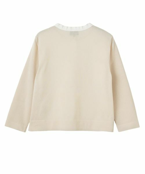 LANVIN COLLECTION / ランバン コレクション ニット・セーター | ひまわりジャカード・ニットカーディガン | 詳細3