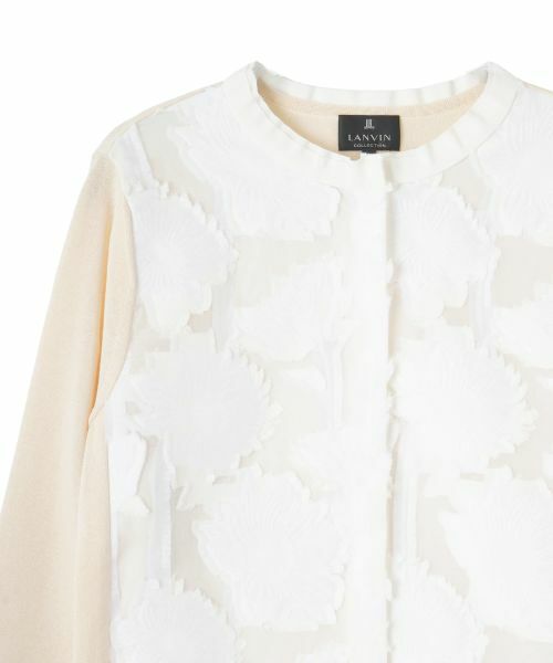 LANVIN COLLECTION / ランバン コレクション ニット・セーター | ひまわりジャカード・ニットカーディガン | 詳細18