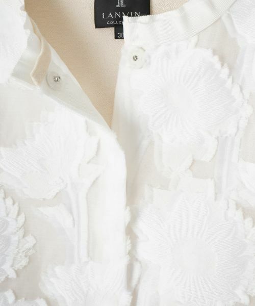 LANVIN COLLECTION / ランバン コレクション ニット・セーター | ひまわりジャカード・ニットカーディガン | 詳細19