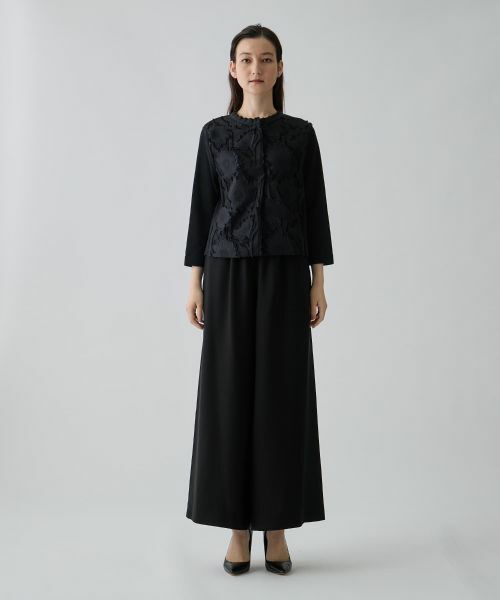 LANVIN COLLECTION / ランバン コレクション ニット・セーター | ひまわりジャカード・ニットカーディガン | 詳細5