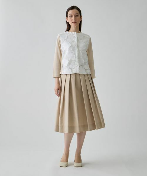 LANVIN COLLECTION / ランバン コレクション ニット・セーター | ひまわりジャカード・ニットカーディガン | 詳細9