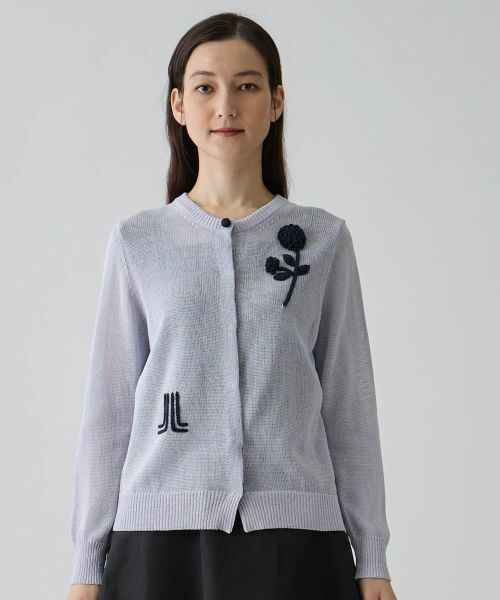 LANVIN COLLECTION / ランバン コレクション ニット・セーター | ハンドクラフト・コットンカーディガン | 詳細1