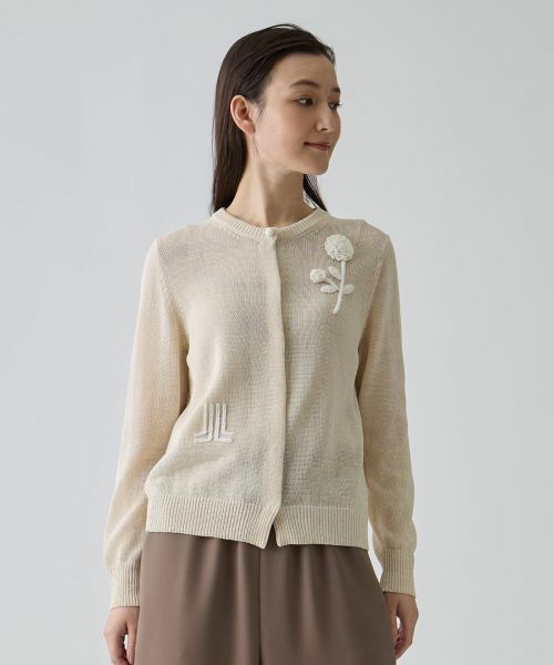 LANVIN COLLECTION / ランバン コレクション ニット・セーター | ハンドクラフト・コットンカーディガン | 詳細13