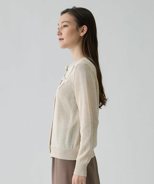 LANVIN COLLECTION / ランバン コレクション ニット・セーター | ハンドクラフト・コットンカーディガン | 詳細14