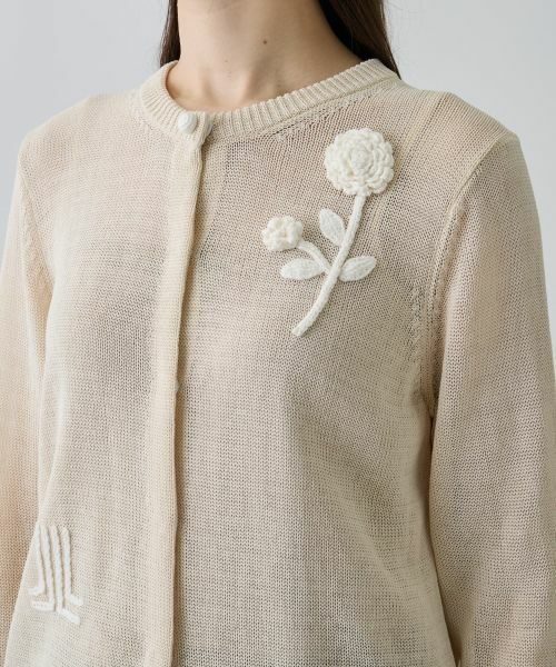 LANVIN COLLECTION / ランバン コレクション ニット・セーター | ハンドクラフト・コットンカーディガン | 詳細17