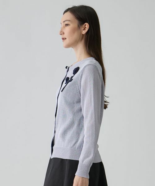 LANVIN COLLECTION / ランバン コレクション ニット・セーター | ハンドクラフト・コットンカーディガン | 詳細2