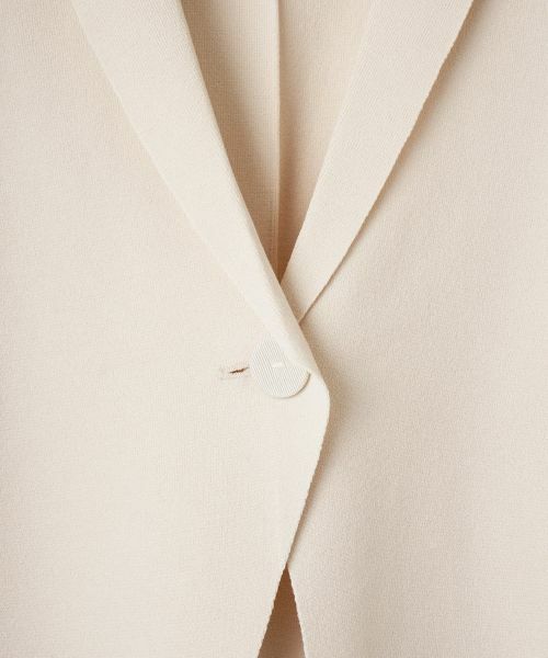 LANVIN COLLECTION / ランバン コレクション テーラードジャケット | ミラノリブニットジャケット | 詳細1