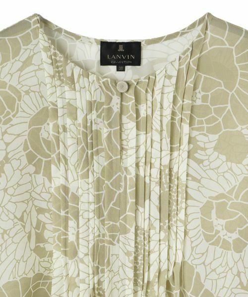 LANVIN COLLECTION / ランバン コレクション ドレス | ピンタック シフォンワンピース | 詳細15