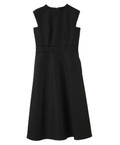 LANVIN COLLECTION / ランバン コレクション ドレス | ワイドショルダーフレアワンピース