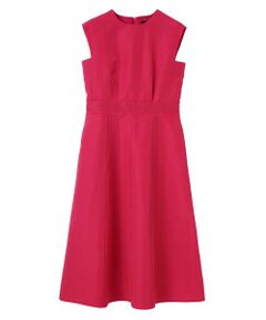 LANVIN COLLECTION / ランバン コレクション ドレス | ワイドショルダーフレアワンピース
