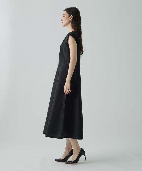 LANVIN COLLECTION / ランバン コレクション ドレス | ワイドショルダーフレアワンピース | 詳細2
