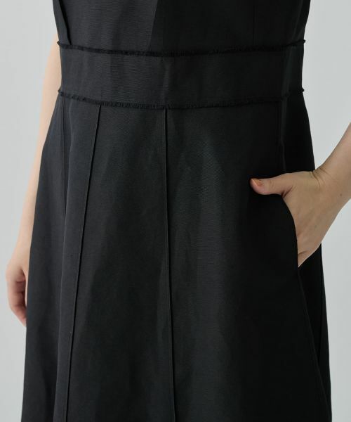 LANVIN COLLECTION / ランバン コレクション ドレス | ワイドショルダーフレアワンピース | 詳細4