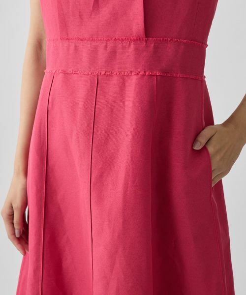 LANVIN COLLECTION / ランバン コレクション ドレス | ワイドショルダーフレアワンピース | 詳細8