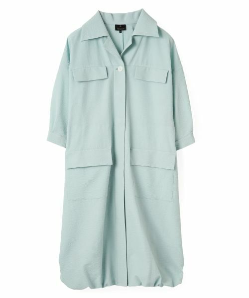 LANVIN COLLECTION / ランバン コレクション ドレス | オープンカラーバルーンワンピース | 詳細14