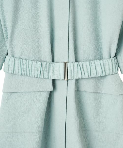 LANVIN COLLECTION / ランバン コレクション ドレス | オープンカラーバルーンワンピース | 詳細17