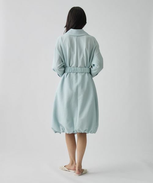 LANVIN COLLECTION / ランバン コレクション ドレス | オープンカラーバルーンワンピース | 詳細3
