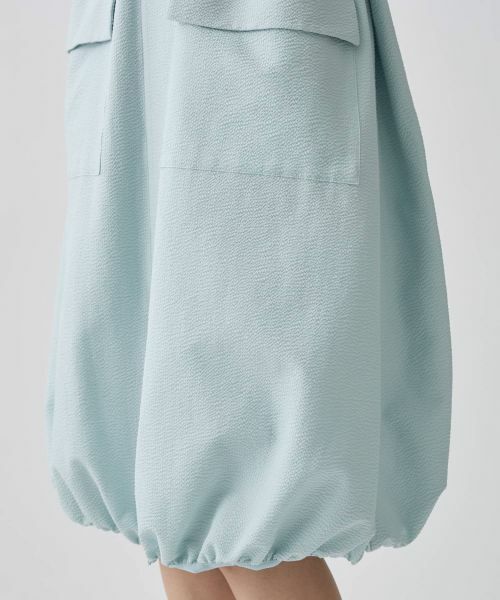 LANVIN COLLECTION / ランバン コレクション ドレス | オープンカラーバルーンワンピース | 詳細4