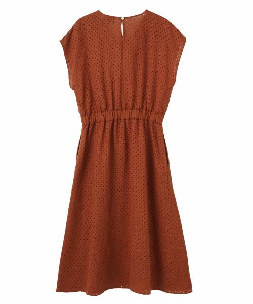 LANVIN COLLECTION / ランバン コレクション ドレス | パンチングリネン ボウタイドレス | 詳細17