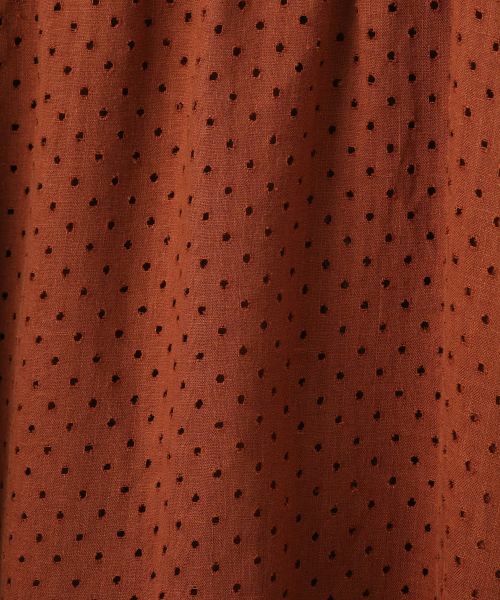 LANVIN COLLECTION / ランバン コレクション ドレス | パンチングリネン ボウタイドレス | 詳細22