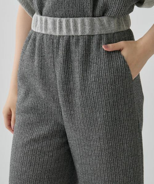 LANVIN COLLECTION / ランバン コレクション その他パンツ | ラミーブレンド 立体ニットパンツ | 詳細9