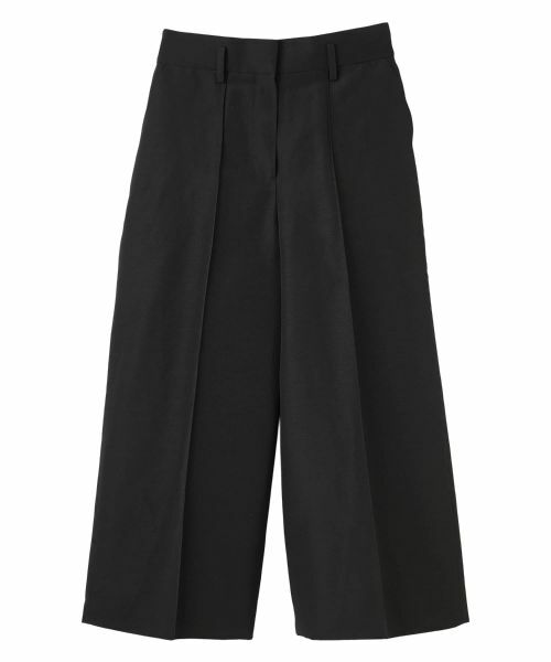LANVIN COLLECTION / ランバン コレクション その他パンツ | ピンタック スマートパンツ（ブラック）