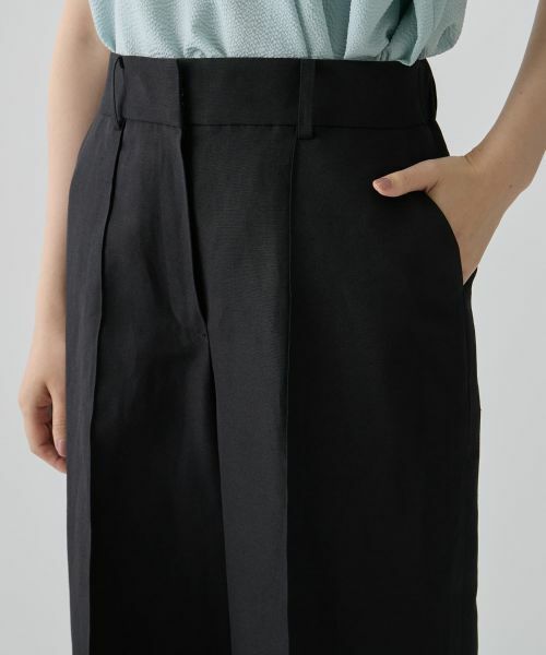 LANVIN COLLECTION / ランバン コレクション その他パンツ | ピンタック スマートパンツ | 詳細10