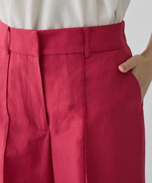 LANVIN COLLECTION / ランバン コレクション その他パンツ | ピンタック スマートパンツ | 詳細4