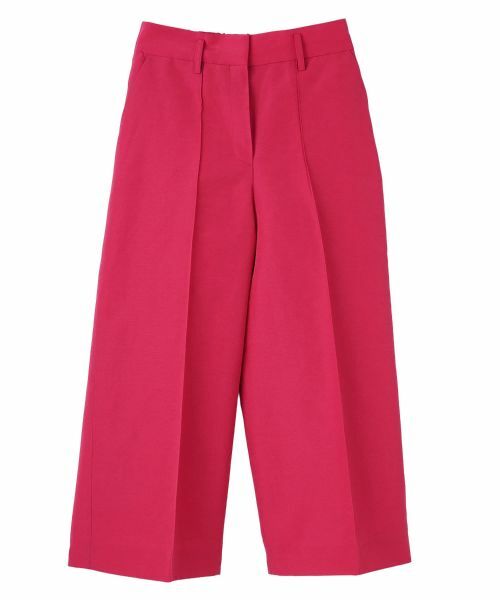LANVIN COLLECTION / ランバン コレクション その他パンツ | ピンタック スマートパンツ（ピンク）