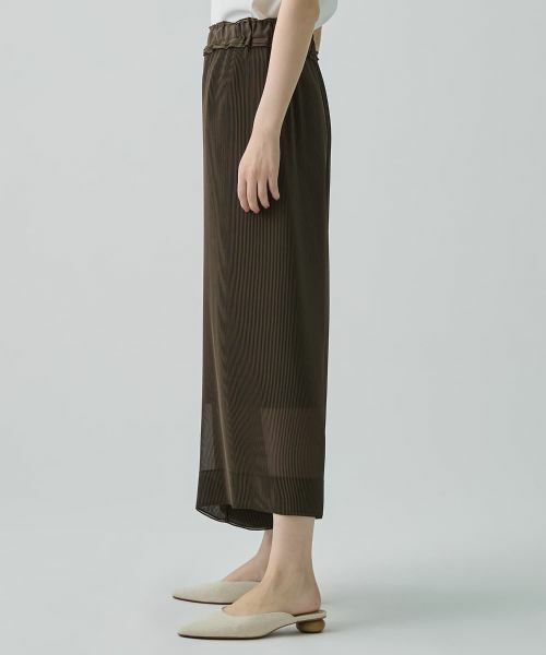 LANVIN COLLECTION / ランバン コレクション その他パンツ | ワイドプリーツパンツ | 詳細2