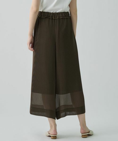 LANVIN COLLECTION / ランバン コレクション その他パンツ | ワイドプリーツパンツ | 詳細3