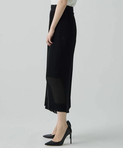 LANVIN COLLECTION / ランバン コレクション その他パンツ | ワイドプリーツパンツ | 詳細8