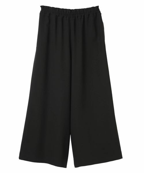 LANVIN COLLECTION / ランバン コレクション その他パンツ | RELAXION メローワイドパンツ（ブラック）