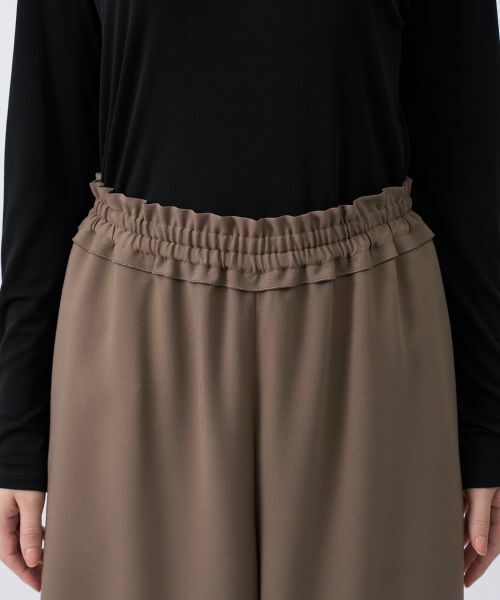 LANVIN COLLECTION / ランバン コレクション その他パンツ | RELAXION メローワイドパンツ | 詳細7