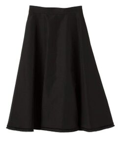 LANVIN COLLECTION / ランバン コレクション ロング・マキシ丈スカート | フリンジ構築フレアスカート