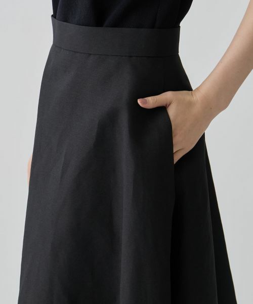 LANVIN COLLECTION / ランバン コレクション ロング・マキシ丈スカート | フリンジ構築フレアスカート | 詳細10