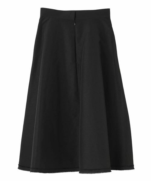 LANVIN COLLECTION / ランバン コレクション ロング・マキシ丈スカート | フリンジ構築フレアスカート | 詳細13